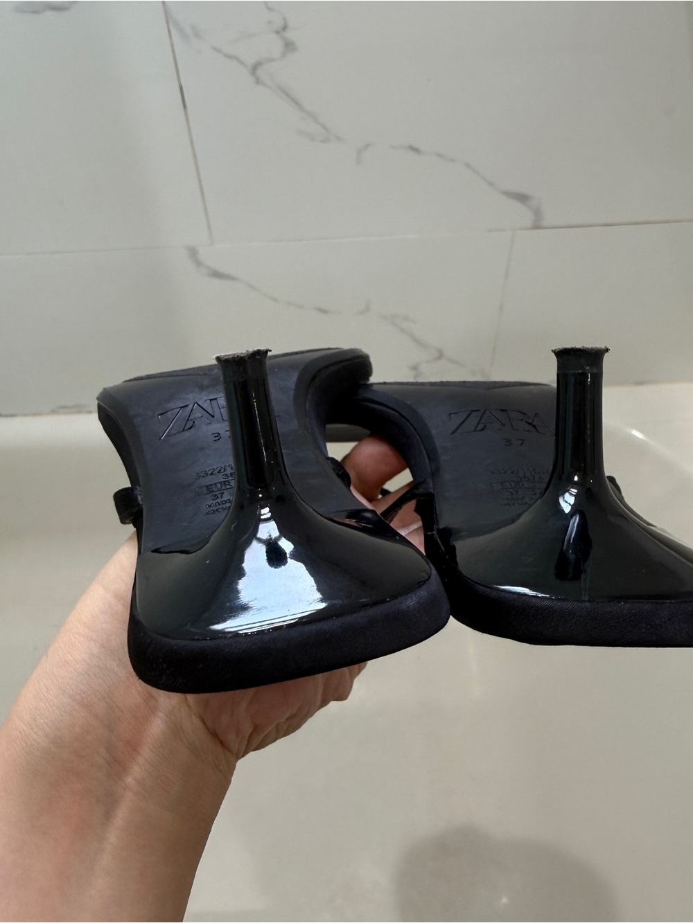 Zara square toe kitten heel - Picture 7 of 7